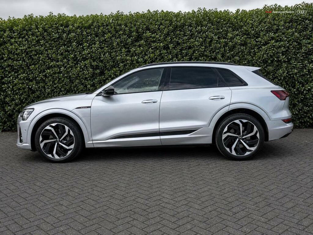 Audi E-tron 300Kw 55 Quattro 95Kwh Black Edition Silver #3