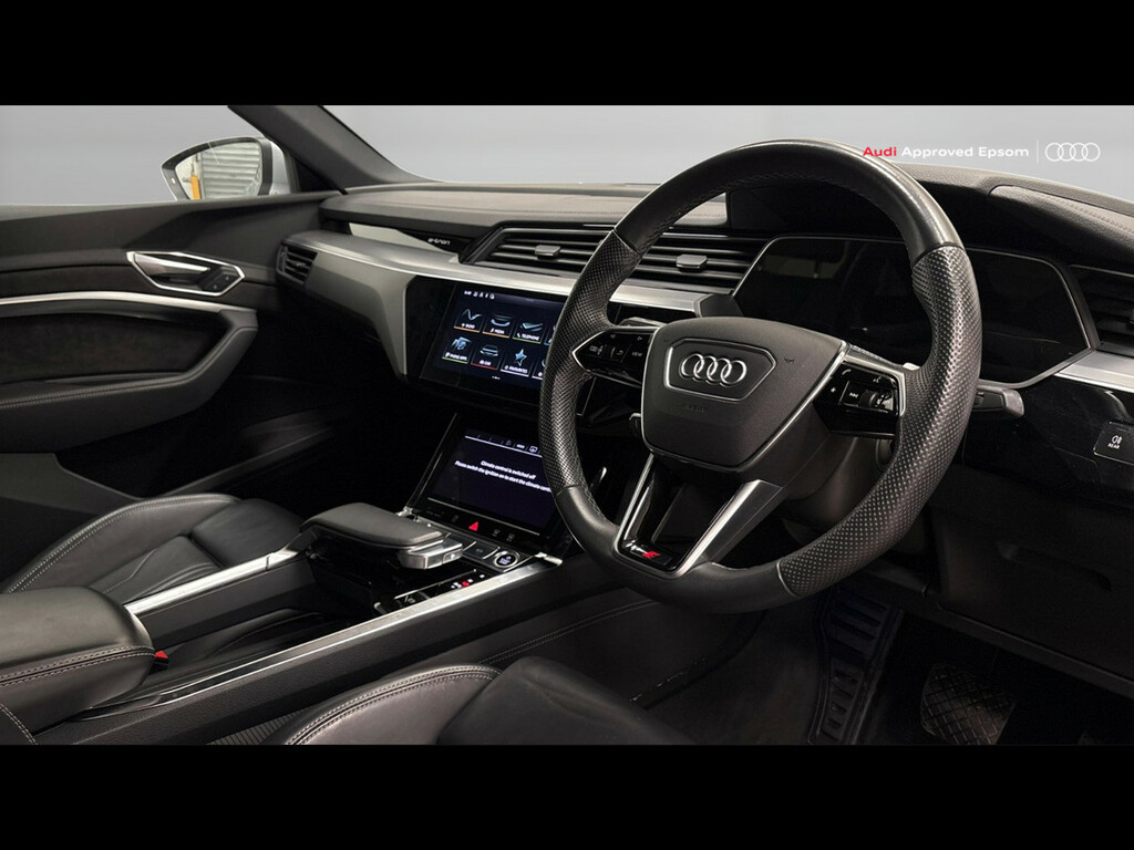 Audi E-tron 300Kw 55 Quattro 95Kwh S Line Silver #2