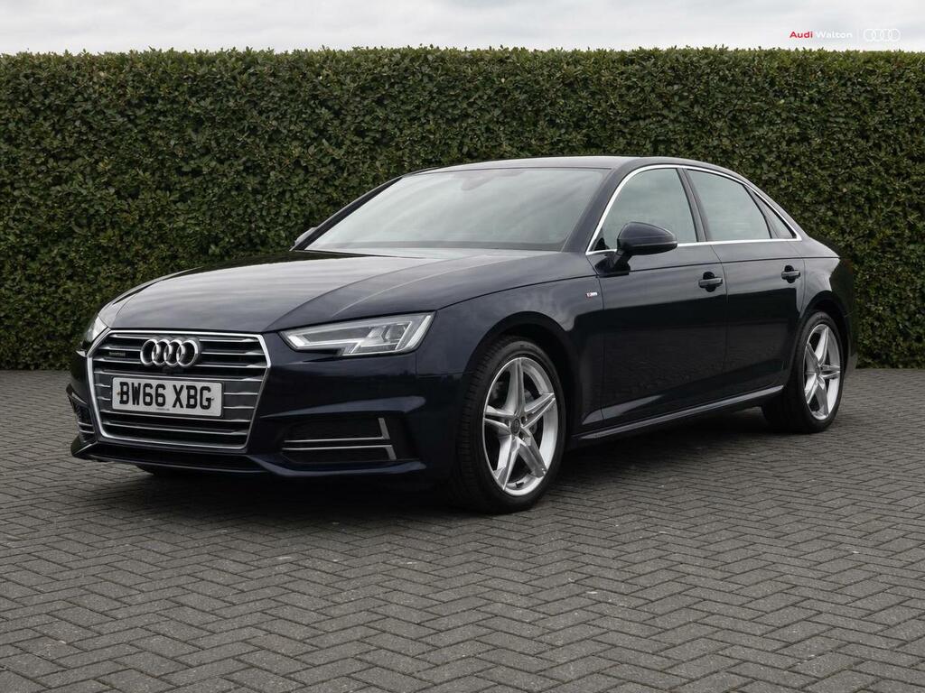 Audi A4 S Line 3.0 Tdi Quattro 218 Ps S Tronic Blue #3