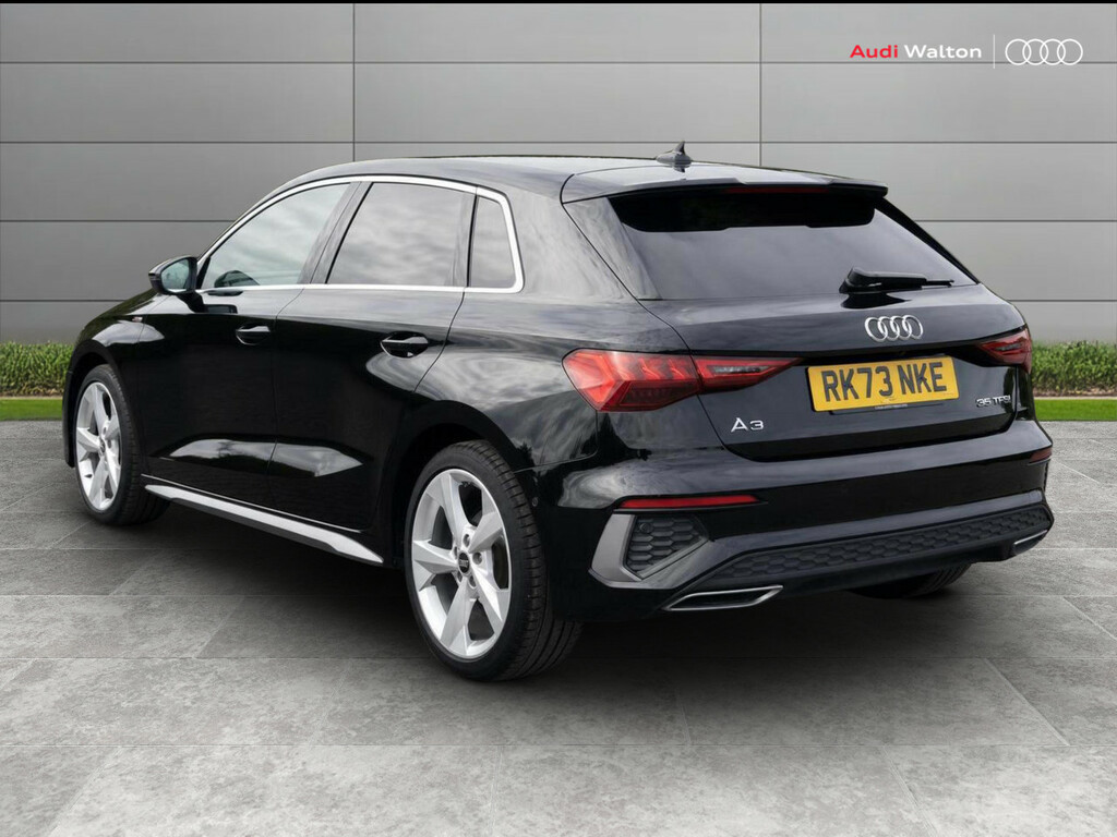 Audi A3 1.5 Tfsi 35 S Line Sportback S Tronic E FY73VYT White #6