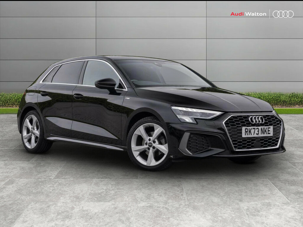 Audi A3 1.5 Tfsi 35 S Line Sportback S Tronic E FY73VYT White #11