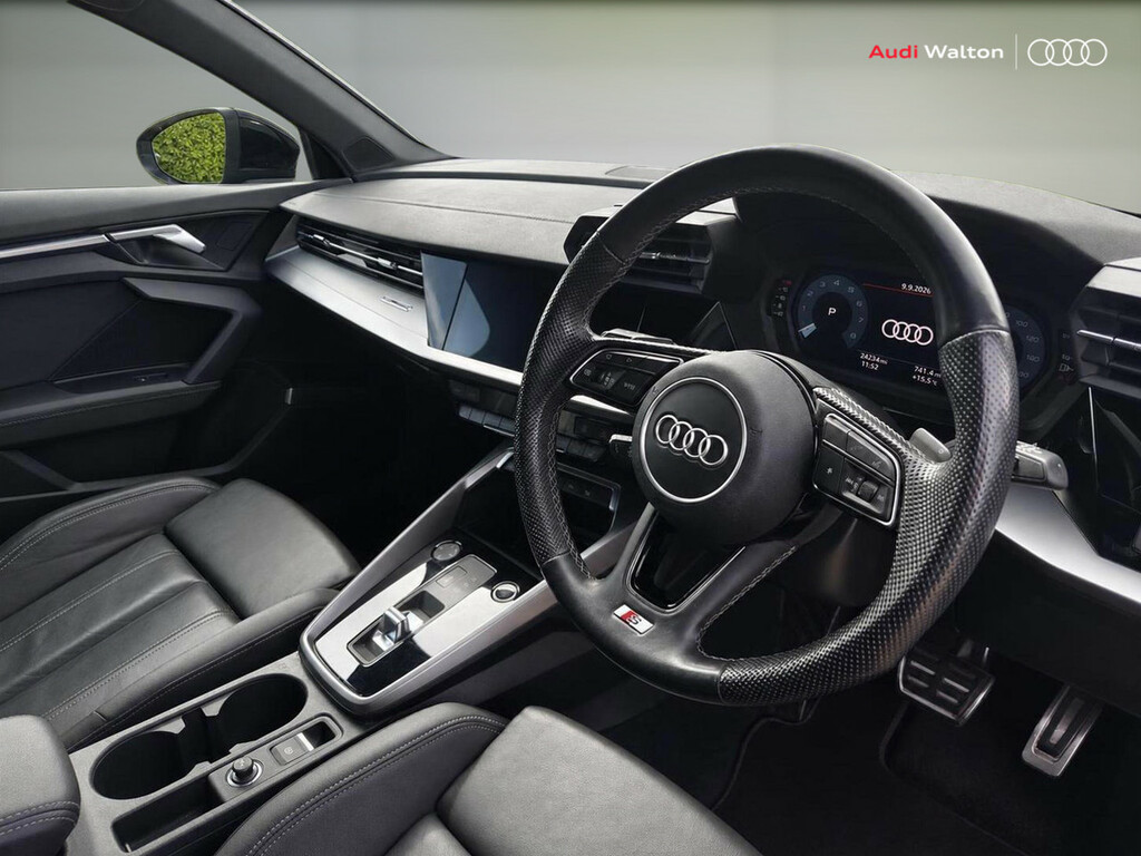 Audi A3 1.5 Tfsi 35 S Line Sportback S Tronic E FY73VYT White #13
