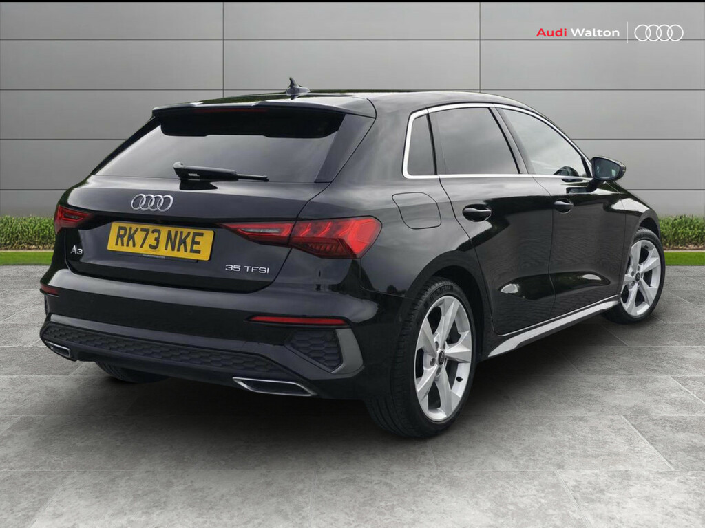 Audi A3 1.5 Tfsi 35 S Line Sportback S Tronic E FY73VYT White #8