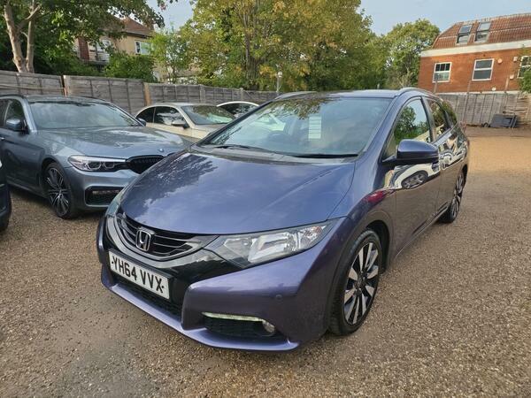 Honda Civic 1.8 I-vtec Sr Tourer Euro 5 Ss Blue #3