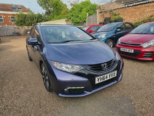 Honda Civic 1.8 I-vtec Sr Tourer Euro 5 Ss Blue #5
