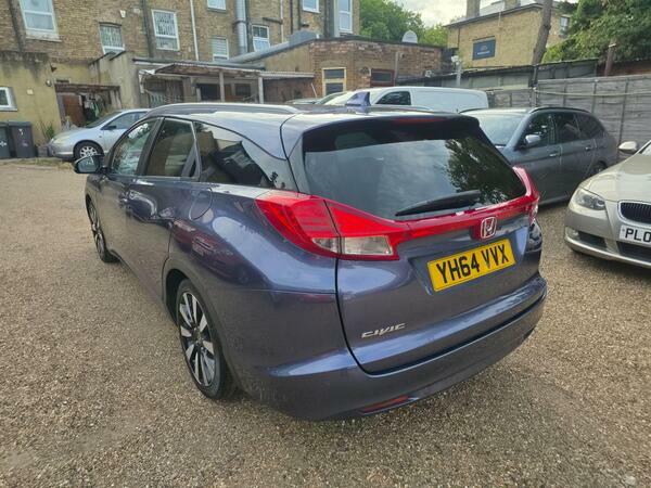 Honda Civic 1.8 I-vtec Sr Tourer Euro 5 Ss Blue #4