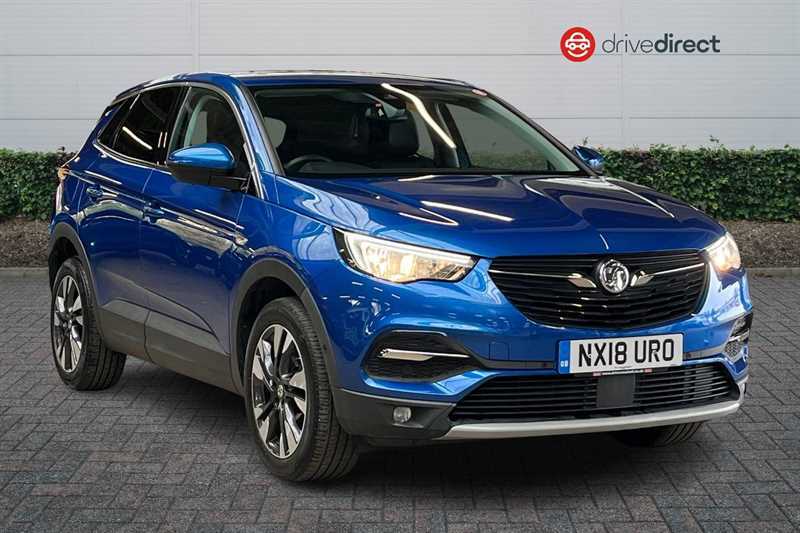 Vauxhall Grandland X 1.2 Turbo Sport Nav Suv Euro 6 Blue