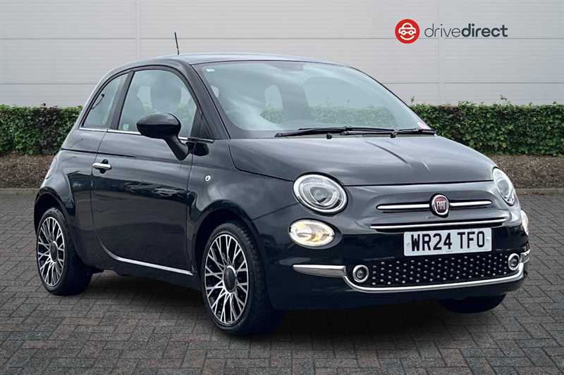 Fiat 500 1.0 Mhev Top Hatchback Euro 6 S Black