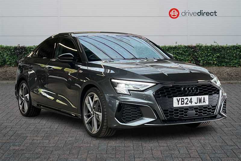 Audi A3 1.5 Tfsi 35 Black Edition Saloon S Tron Grey