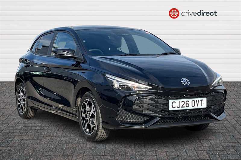 MG MG3 1.5 Hybrid Trophy Hatchback Hybrid Aut Black