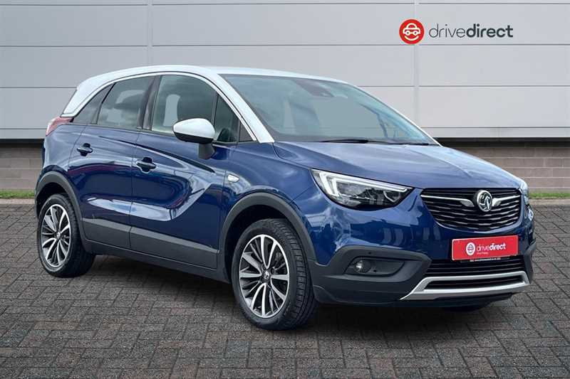 Vauxhall Crossland X 1.2 Turbo Gpf Elite Nav Suv Euro Blue