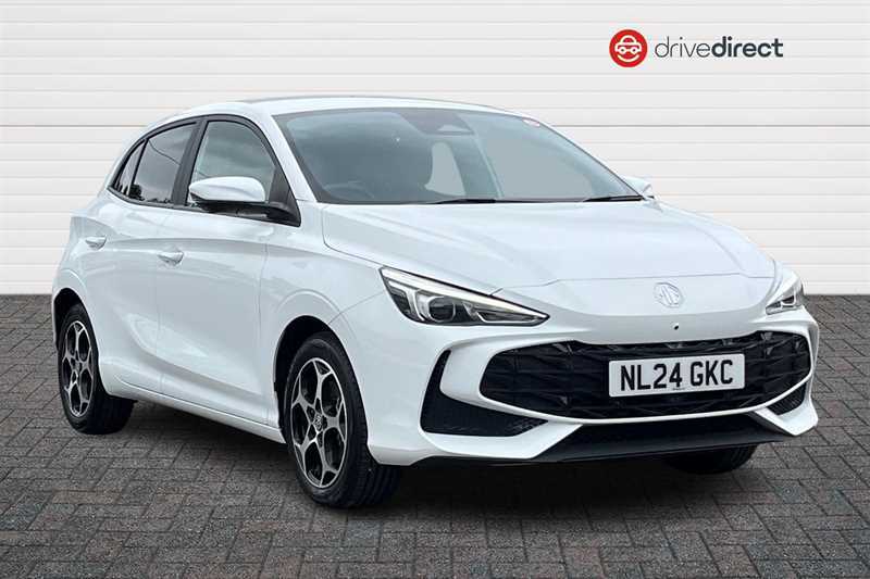 MG MG3 1.5 Hybrid Trophy Hatchback Hybrid Aut White
