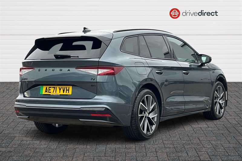 Skoda ENYAQ Iv 82Kwh 80 Sportline Suv Dc125 Grey #3