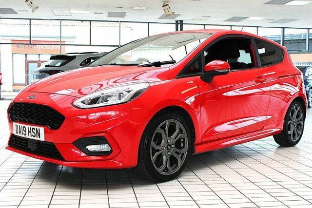 Ford Fiesta Ecoboost Gpf St-line Hatchback DA19HSN Red