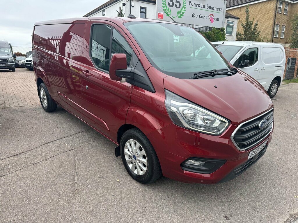 Ford Transit Custom 2.0 300 Ecoblue Limited Panel Van Manua Red #2