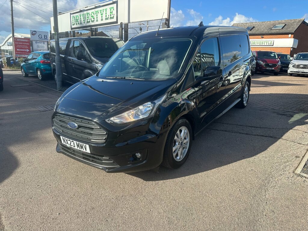 Ford Transit Connect 1.5 250 Ecoblue Limited Panel Van Manua Black #3