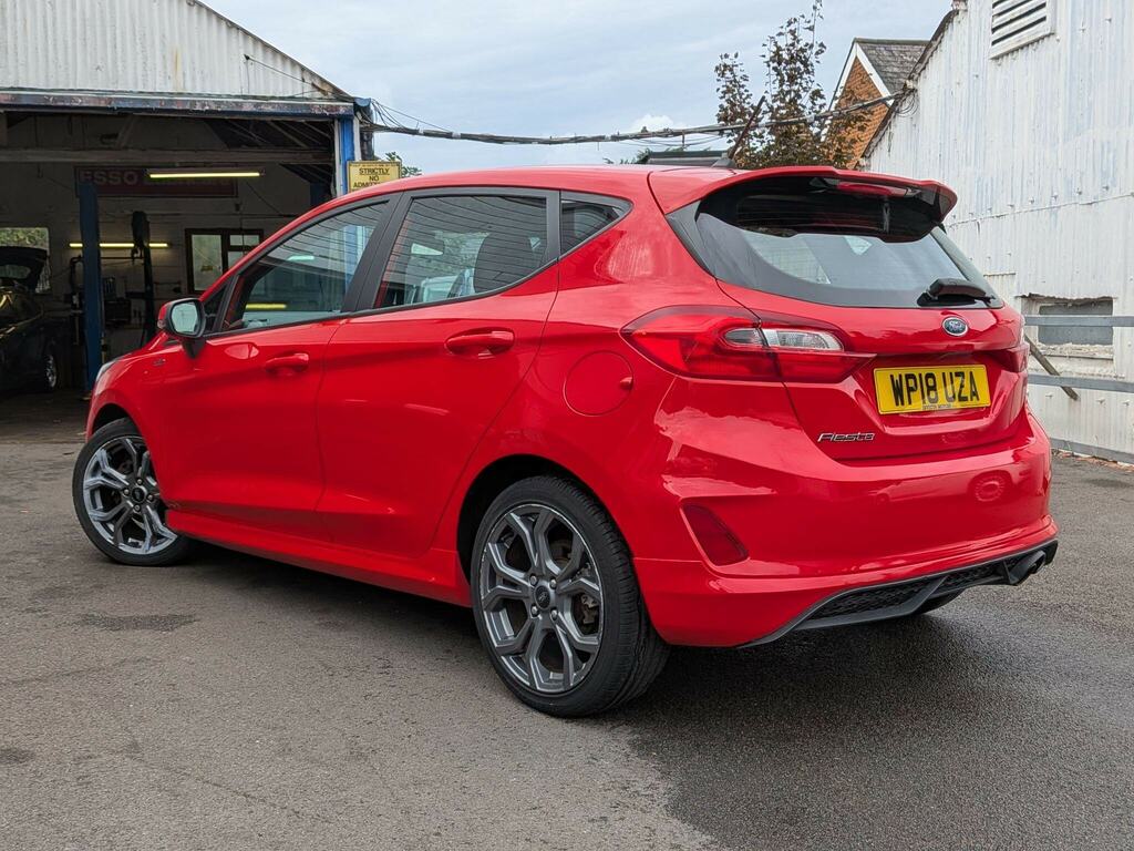 Ford Fiesta 1.0T Ecoboost St-line Euro 6 Ss Red #4
