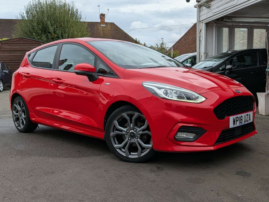 Ford Fiesta 1.0T Ecoboost St-line Euro 6 Ss Red