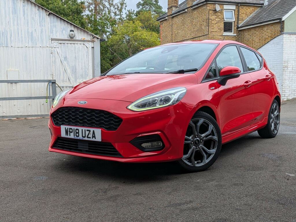 Ford Fiesta 1.0T Ecoboost St-line Euro 6 Ss Red #3