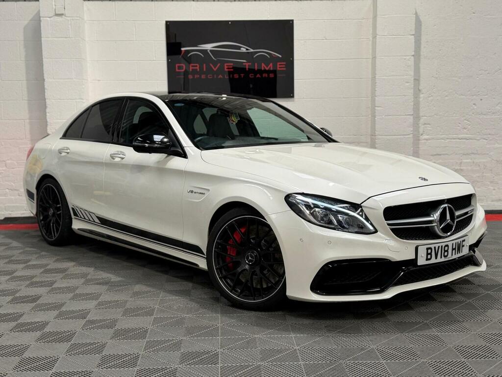 Mercedes-Benz C Class 4.0 C63 V8 Biturbo Amg S Premium Spds Mct Euro 6 White