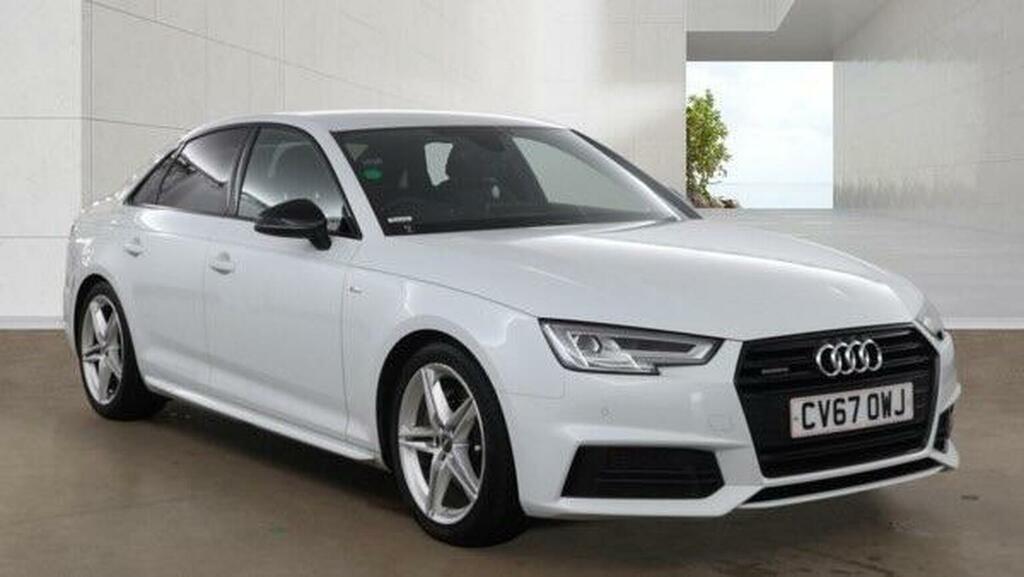Audi A4 2.0 Tdi S Line S Tronic Quattro Euro 6 Ss White