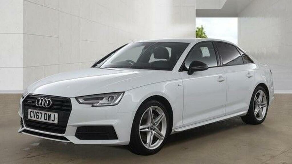 Audi A4 2.0 Tdi S Line S Tronic Quattro Euro 6 Ss White #2