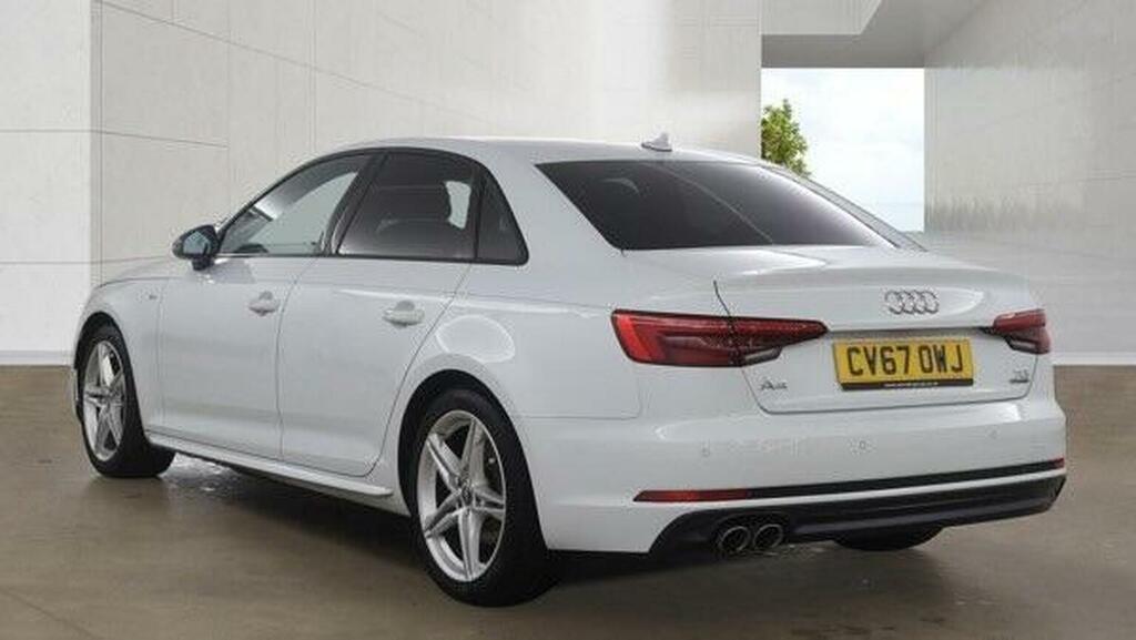Audi A4 2.0 Tdi S Line S Tronic Quattro Euro 6 Ss White #3