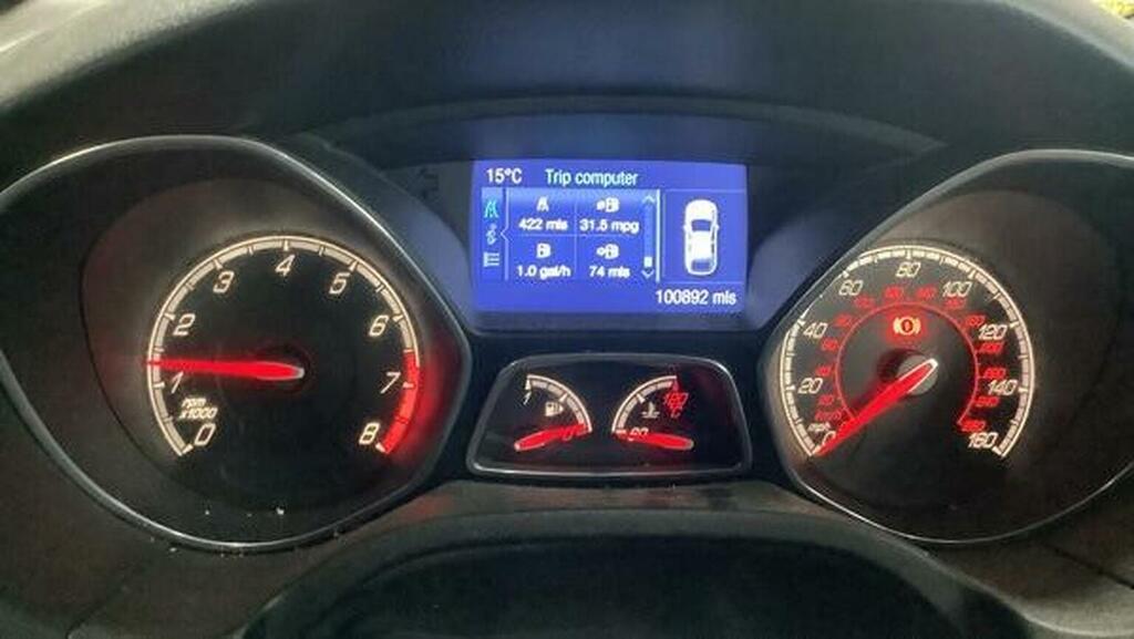 Ford Focus Hatchback 1.6 Tdci Titanium X Euro 5 Ss 20 Blue #10