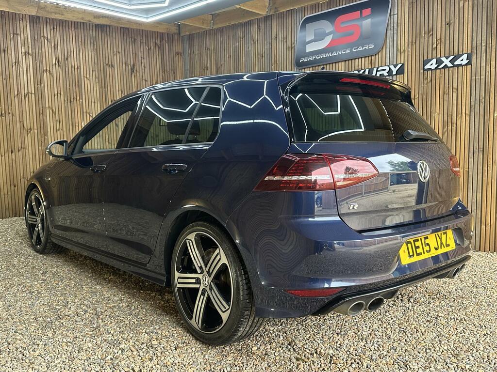 Volkswagen Golf R Blue #4
