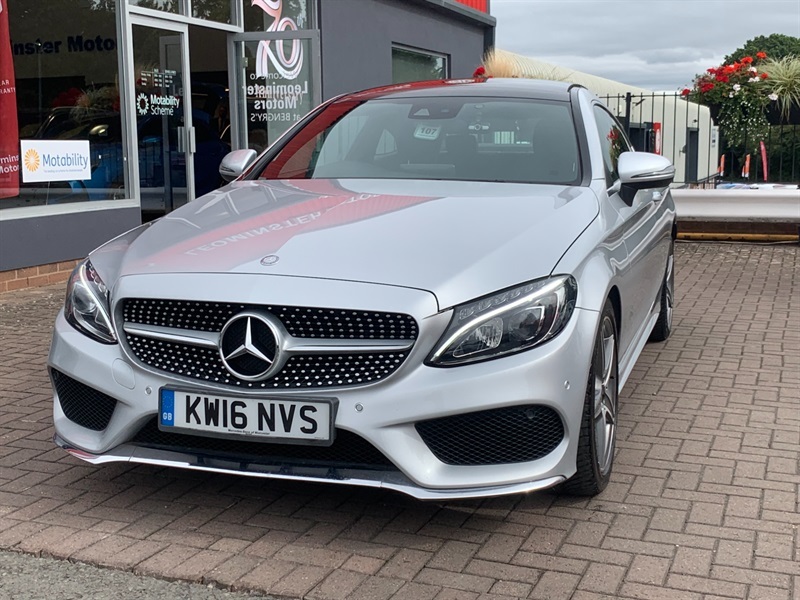 Mercedes-Benz C Class 2.1 C250d Amg Line Premium Plus Coupe Silver #3