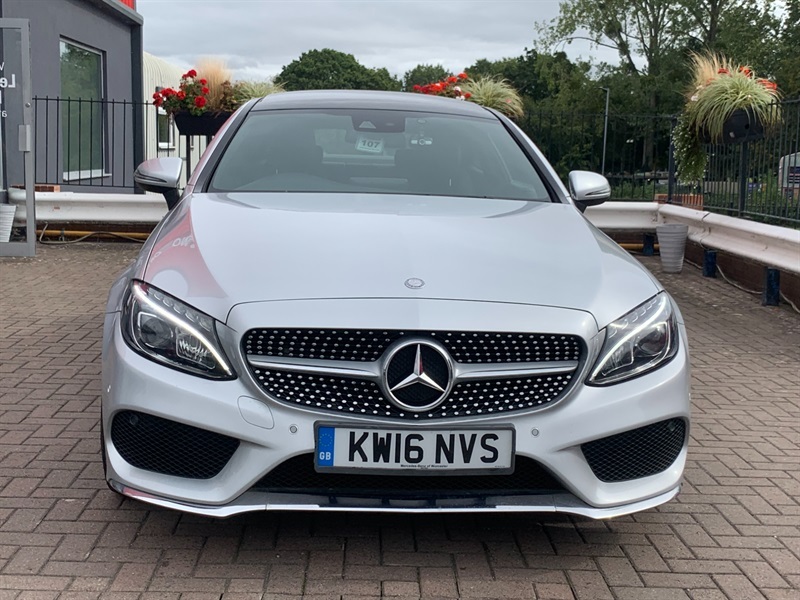 Mercedes-Benz C Class 2.1 C250d Amg Line Premium Plus Coupe Silver #2