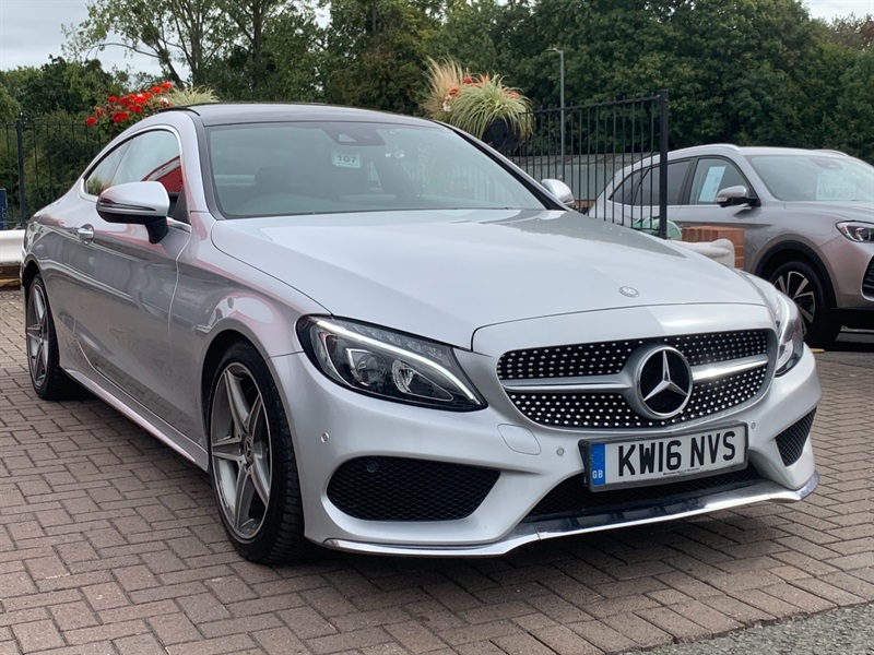 Mercedes-Benz C Class 2.1 C250d Amg Line Premium Plus Coupe Silver
