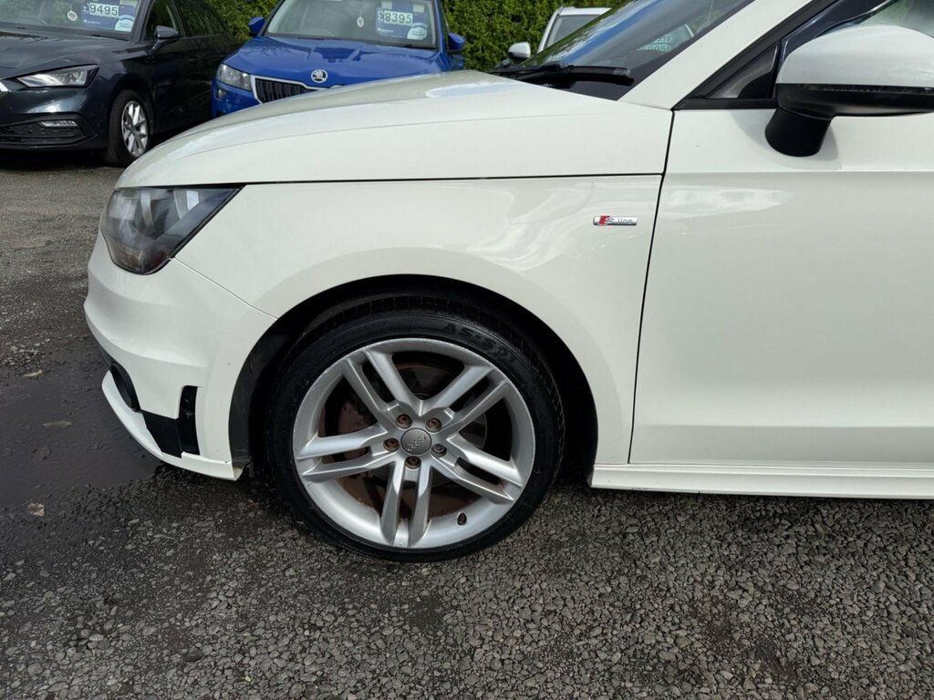Audi A1 1.6 Tdi S Line Euro 5 Ss White #5