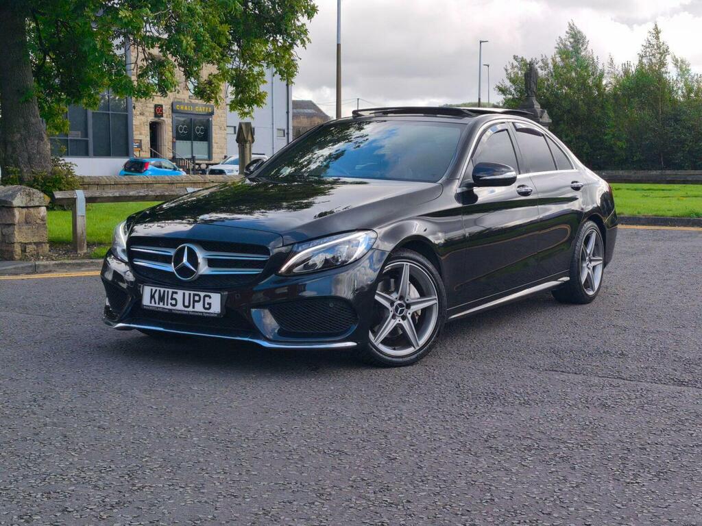 Mercedes-Benz C Class 2.1 C220 Bluetec Amg Line Premium G-tronic Euro Black #2
