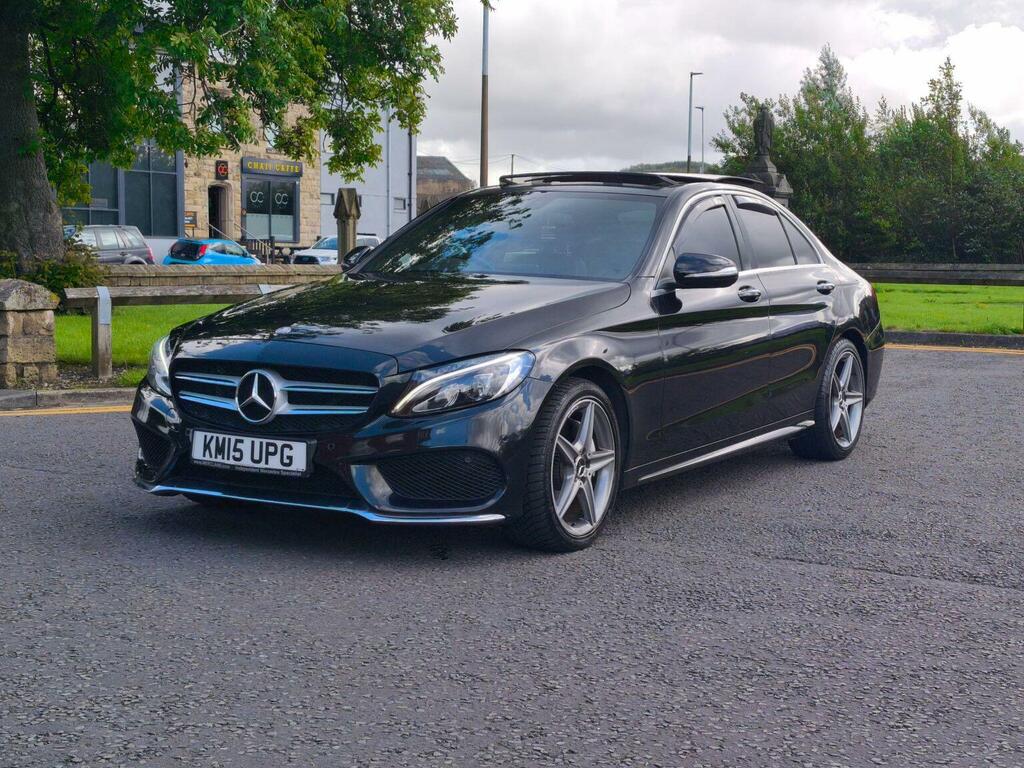 Mercedes-Benz C Class 2.1 C220 Bluetec Amg Line Premium G-tronic Euro Black #3