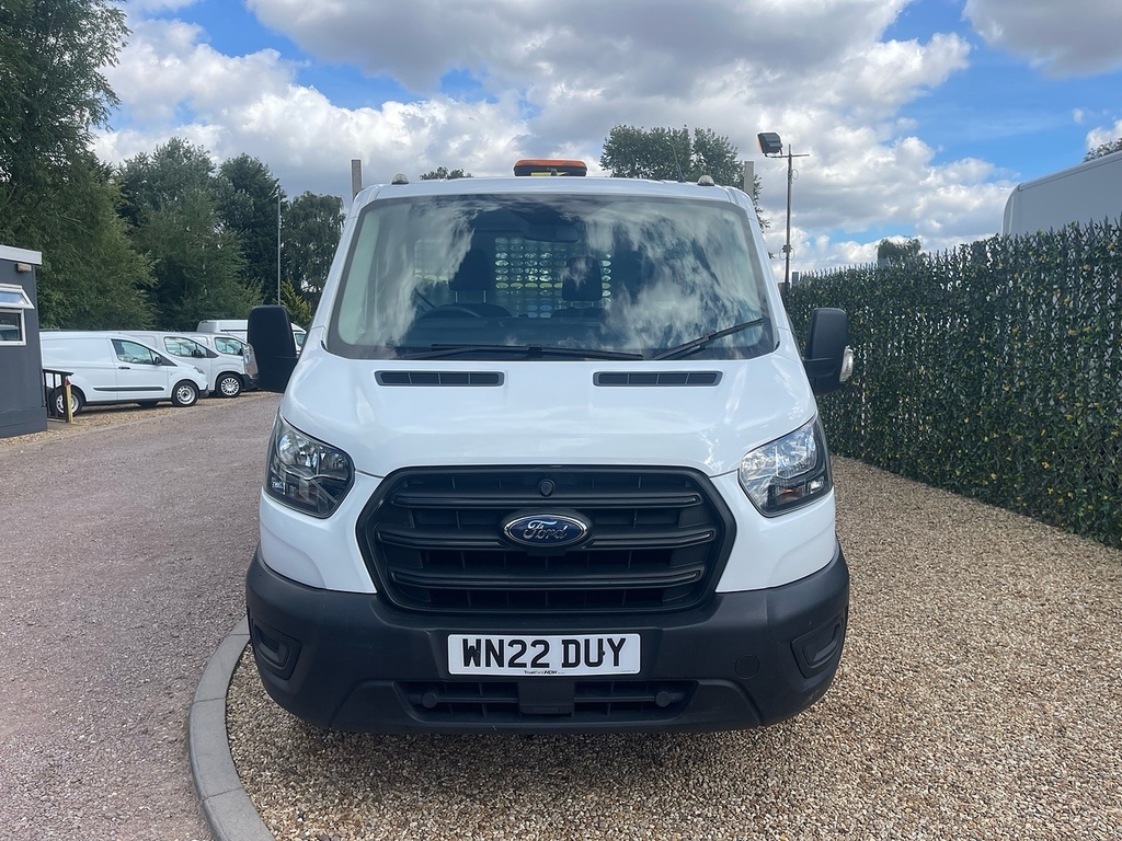 Ford Transit Custom 350 Ecoblue Leader Xlwb 14Ft Dropside - Drw WN22DUY White #2