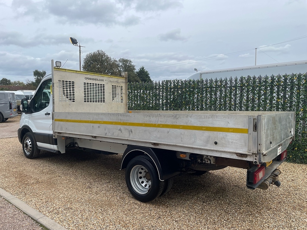 Ford Transit Custom 350 Ecoblue Leader Lwb 14Ft Dropside White #4