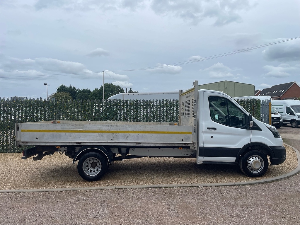 Ford Transit Custom 350 Ecoblue Leader Lwb 14Ft Dropside White #6