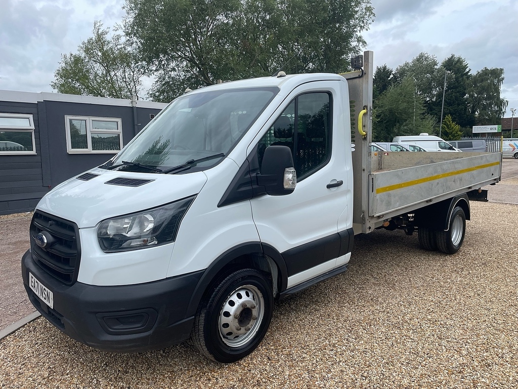 Ford Transit Custom 350 Ecoblue Leader Lwb 14Ft Dropside White #3