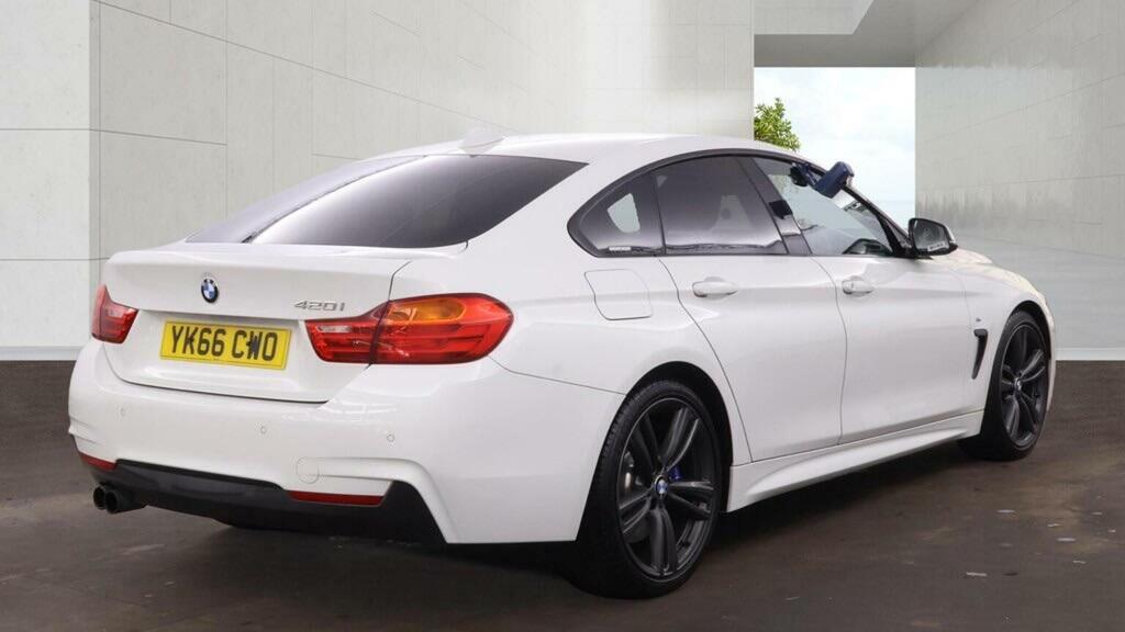 BMW 4 Series Gran Coupe 2.0 420I M Sport Euro 6 Ss White #6