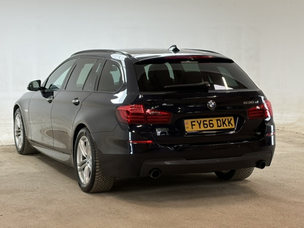 BMW 5 Series Saloon White #7