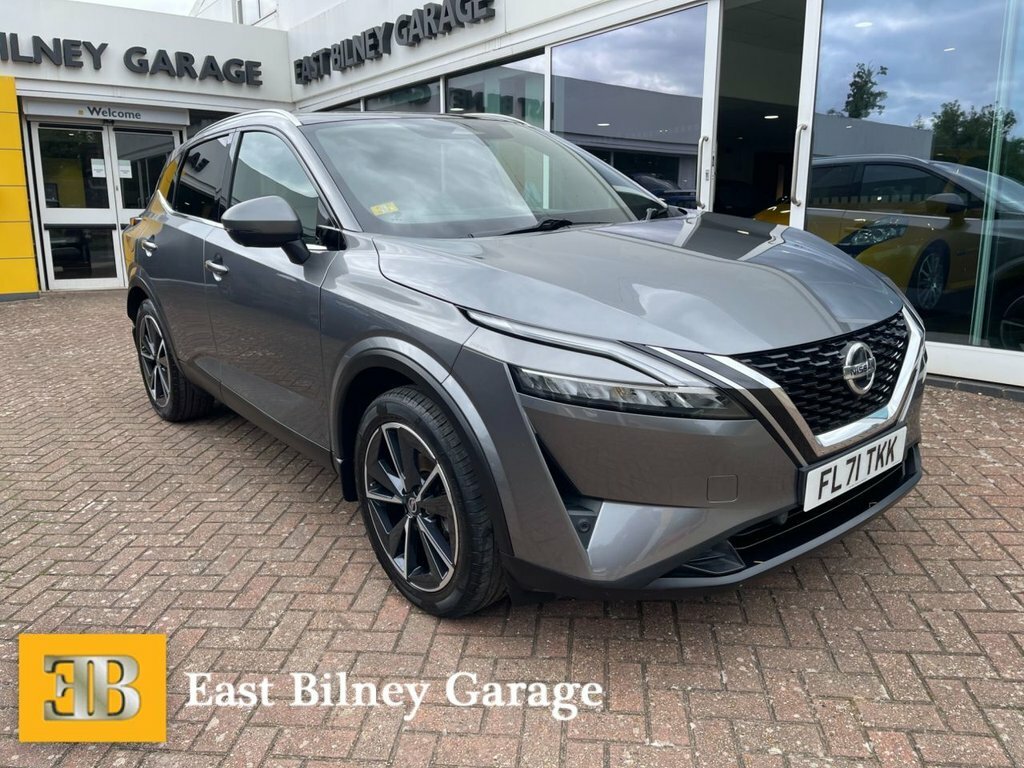 Nissan Qashqai 2021 1.3 Dig-t Mhev Tekna Suv Hybrid Ma Grey