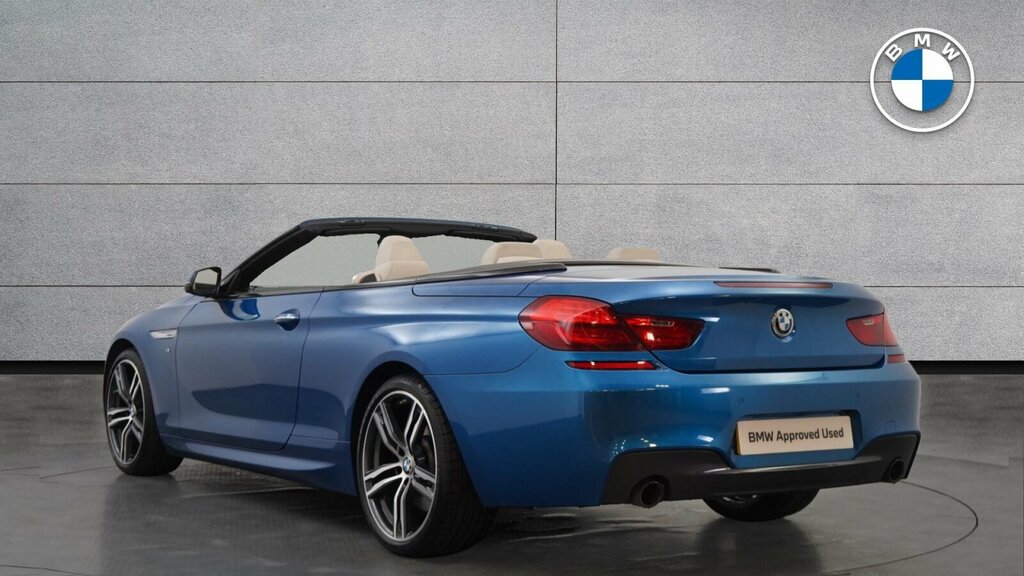 BMW 6 Series 640D M Sport Convertible Blue #2