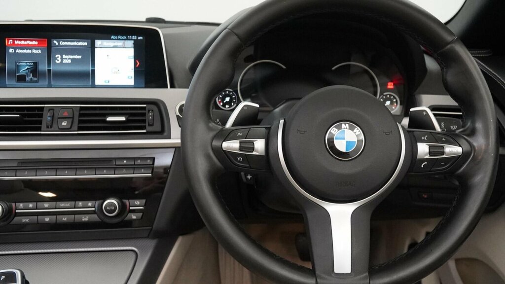 BMW 6 Series 640D M Sport Convertible Blue #5