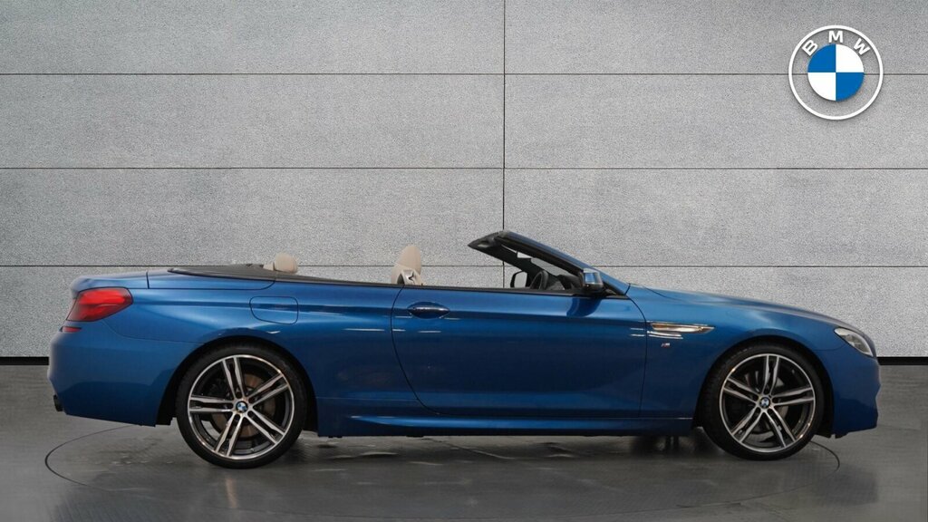 BMW 6 Series 640D M Sport Convertible Blue #3