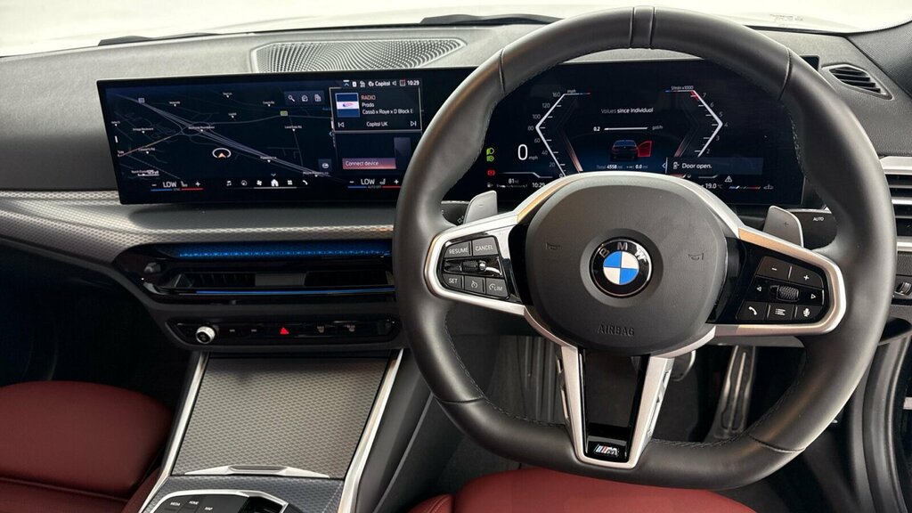 BMW 3 Series 320I M Sport Saloon YJ75VWZ Black #5
