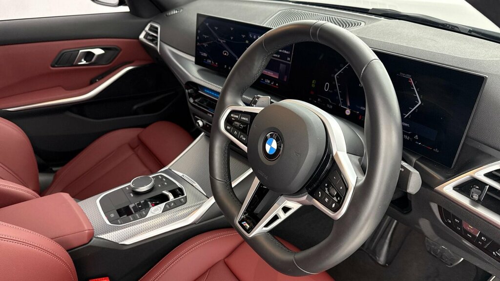 BMW 3 Series 320I M Sport Saloon YJ75VWZ Black #6