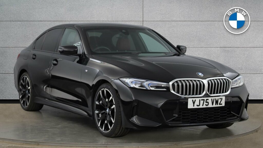 BMW 3 Series 320I M Sport Saloon YJ75VWZ Black