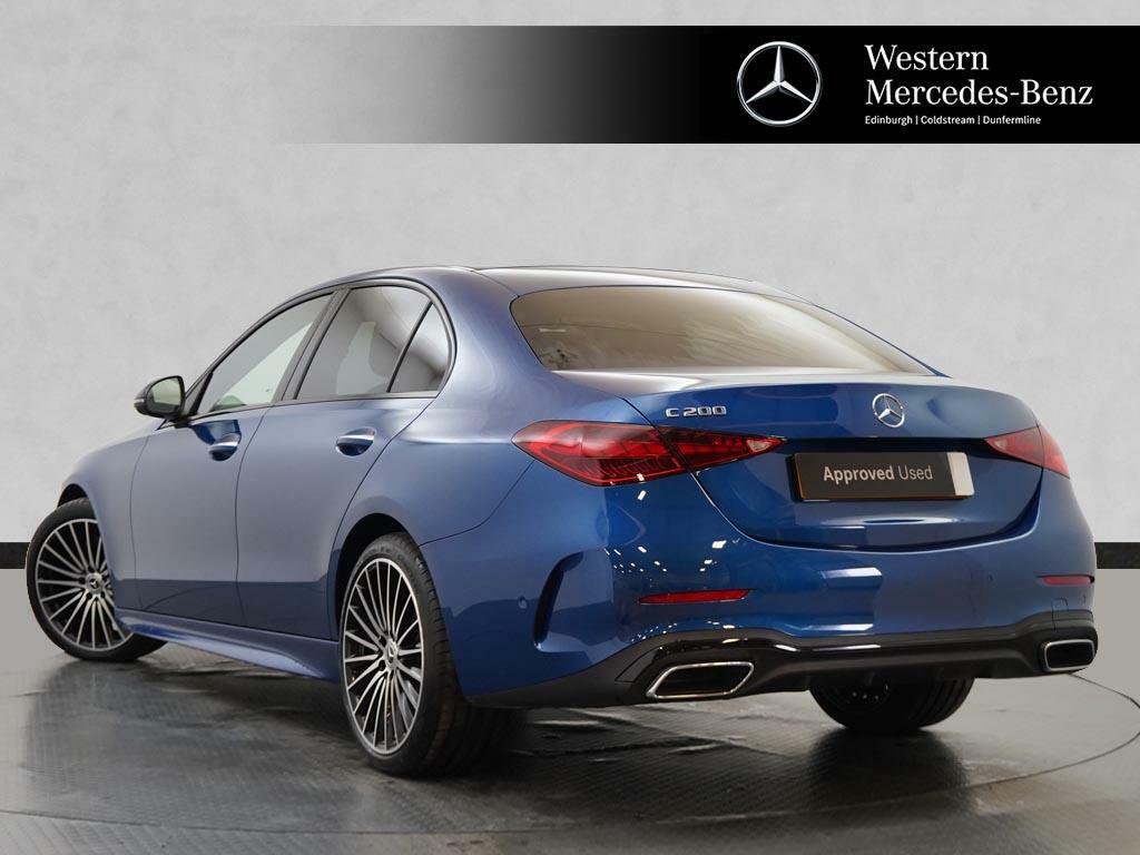 Mercedes-Benz C Class C 200 Amg Line Premium Plus KW75WKK Blue #2
