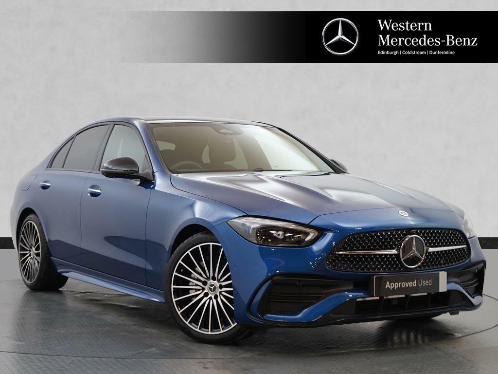 Mercedes-Benz C Class C 200 Amg Line Premium Plus Blue
